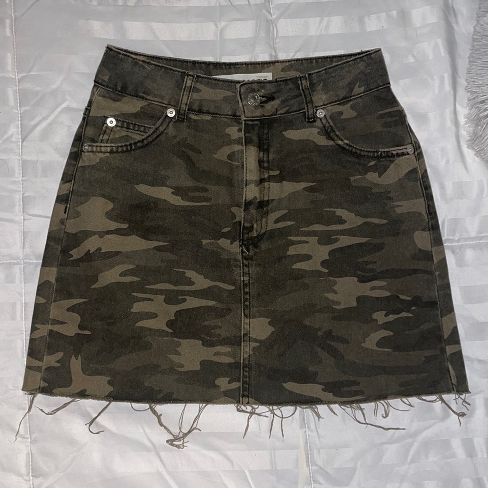TopShop Mini Camo Skirt